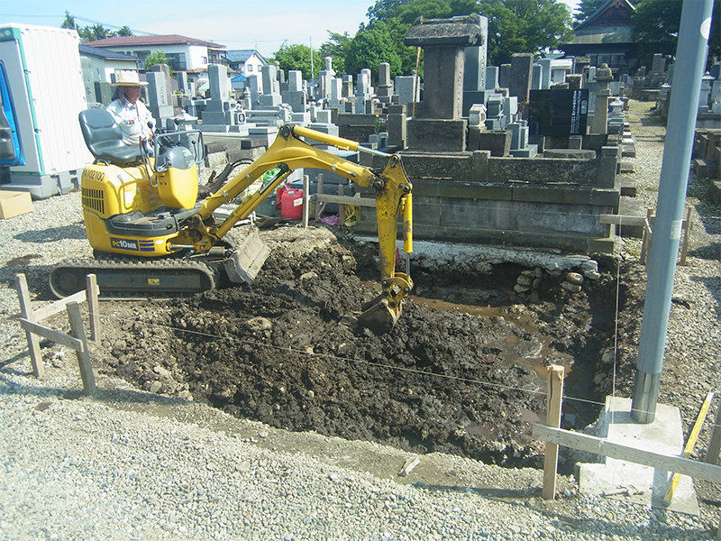 大きな強度で地盤を補強